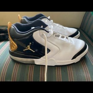 Jordan’s black, white with gold